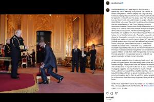 50岁终于封爵！贝克汉姆：难以言喻，感谢妻子28年相伴感谢所有人