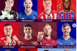 希勒评本轮英超最佳阵：加纳乔领衔，多库、扎卡、大马丁在列
