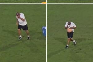 梦碎！FIFA第95危地马拉无缘世界杯，赛后工作人员收拾球时落泪