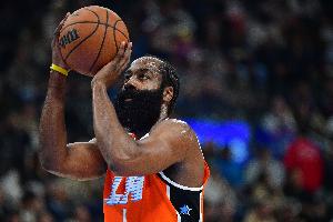 哈登常规赛生涯得分突破28000 NBA历史第三位后卫&仅次于科比乔丹